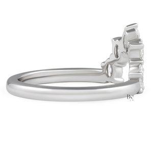 Anillo de Boda de Diamante Cultivado en Laboratorio de Primera Calidad para Mujer, 0.65CT, 2.2mm de Ancho, Oro de 14K, Joyería Fina Elegante y de Lujo, Anillo de Aniversario - Product Image 3