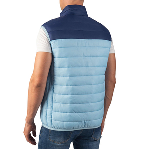 Men Winter Puffer Vest Sleeveless Quilted Jacket Warm Lightweight Body <b>Warmer</b> Windproof Outdoor Casual Wear OEM Custom Supplier - Product Image 6
