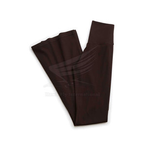 Latest Design Customized Yoga <b>Legging</b> Wholesale Women <b>Flare</b> <b>Legging</b> Elastic Waist Mid Solid High Quality Breathable Lightweight - Product Image 2