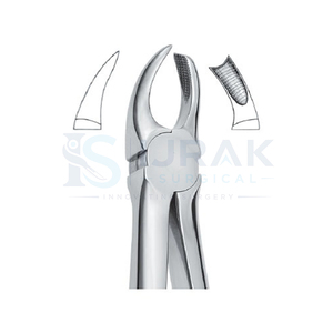 Forceps d'extraction dentaire en acier inoxydable, instrument chirurgical manuel pour la procédure d'extraction dentaire - Product Image 2