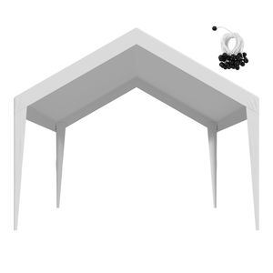 Bâche de remplacement robuste 12 x 20 pieds, résistante aux UV et imperméable, pour abri de voiture, tente de garage portable, C - Product Image 4