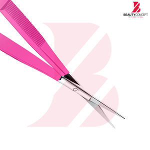 Ciseaux à ressort micro Spring Stitch 5.5 avec lames extra-affûtées à pointe fine, en acier inoxydable, pour la beauté des ongles - Product Image 3