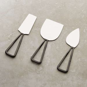 Cuchillo para queso, esparcidores decorativos, esparcidor de mantequilla con mango de diseño plano de madera, juegos de mesa de comedor de diseño real, cuchillo para queso - Product Image 3