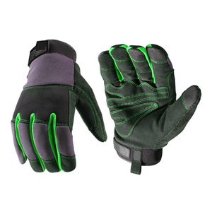 Reinforced Synthetic Leather Amara Mechanic Gloves Work Protection Industrial Hand Safety Anti Slip Heavy Duty Work Gloves - Product Image 6