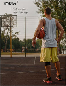 Camisetas Deportivas Personalizadas para Hombre, de Spandex y Algodón, Tejidas, Ecológicas, de Secado Rápido, Anti-Pilling, Transpirables, para Gimnasio, para Correr - Product Image 3