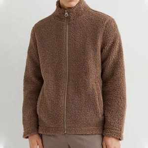 Warm <b>Fleece</b> <b>Sherpa</b> Jackets Faux Shearling Coats Oversized Winter Teddy Coat Zipper Outwear Men's Jacket - Product Image 2