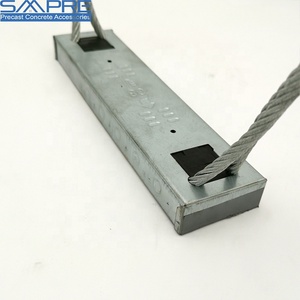 Accessoire de levage en câble double pour travaux de bétonnage - Boucle de levage pour quincaillerie de construction - Product Image 1