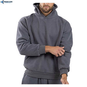 Chándal con Capucha de Felpa, Estilo Urbano, 100% Algodón, Transpirable, Resistente al Viento, Ecológico, con Cordón Ajustable para Primavera - Product Image 3