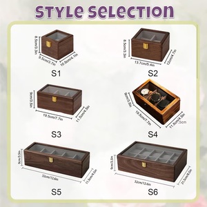 Personalized Eco-Friendly Durable Luxury Wooden Watch <b>Box</b> Custom Engraved Watch Storage Case Drawer Anniversary Gift <b>for</b> Husband - Product Image 2