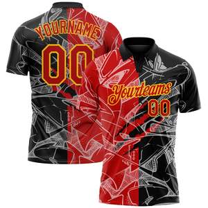 <b>Custom</b> Printed Polo Shirt Sublimation 100% Polyester Golf Sportswear Club Team Uniform OEM Wholesale Personalized Name Logo Wear - Product Image 1