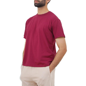 เสื้อยืดโอเวอร์ไซส์แบบยูนิเซ็กซ์ ผ้าคอตตอน 100% หนัก 280 กรัม สำหรับขายส่ง สั่งทำได้ตามต้องการ ระบายอากาศได้ดี สีพื้นเรียบ - Product Image 2