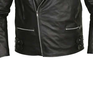 Blouson en cuir punk personnalisé pour homme, respirant, grande taille, clouté, confortable, robuste, haute performance, pour moto - Product Image 5