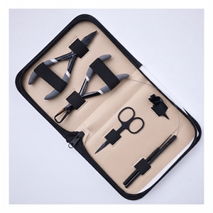 Kit d'outils pour extensions capillaires en acier inoxydable de qualité chirurgicale, comprenant pince à micro-perles, crochet de tirage et applicateur à boucle de fil, pour salon - Product Image 6