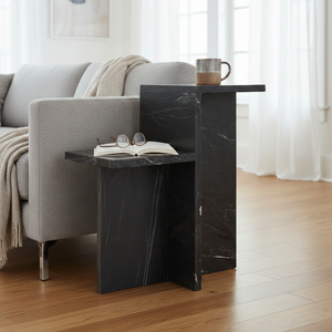 Mesa auxiliar y mesa de centro de mármol B2B para sala de estar - Product Image 1