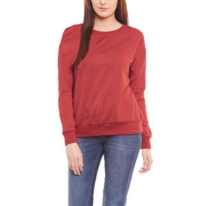 Sudadera de Mujer de Cuello Redondo Estilo Pullover de Alto Rendimiento, Precio de Fábrica al por Mayor - Product Image 1