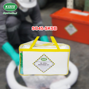 Kit de Derrames de Aceite de 45L, Bolsa Impermeable, Kit de Respuesta a Emergencias, Almohadillas de Alta Absorción para Control Rápido de Derrames de Aceite y Combustible - Product Image 4