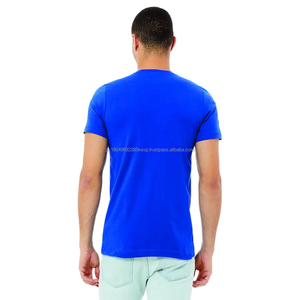 Camiseta de Punto Transpirable de Secado Rápido 100% Algodón de Alta Calidad para Hombre, Estilo Casual de Color Sólido para Adultos, Superventas - Product Image 3