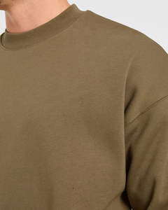 Sudaderas de Cuello Redondo para Hombre, Diseño Moderno, Logotipo Personalizado, Venta al Por Mayor, Corte Holgado, Manga Larga, Puños Acanalados, Tejido de Punto - Product Image 5