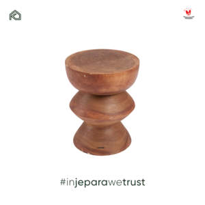 Ganesha Modern Solid Wood Handmade Eco-Friendly Occasional <b>Stool</b> Side <b>Table</b> Decorative Accent for Living Room Apartment Workshop - Product Image 4