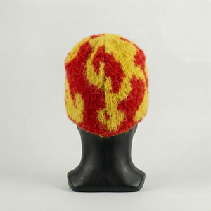 หมวกบีนนี่ไหมพรมโมแฮร์ผู้ชายแบบถัก สั่งทำโลโก้ OEM & ODM สำหรับฤดูหนาว หมวกกีฬาถักไหมพรมอุ่นๆ สำหรับกิจกรรมกลางแจ้ง หมวกบีนนี่ไหมพรมโมแฮร์เนื้อนุ่ม - Product Image 4