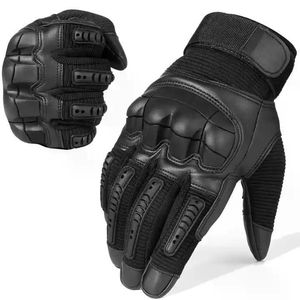 High Quality Leather Racing Motorbike Gloves Customized Logo Breathable Non-<b>Slip</b> Full Finger Unisex Outdoor Sports MOTOCROSS - Product Image 1
