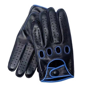 Gants de conduite professionnels de haute qualité, meilleur rapport qualité-prix, fabriqués en cuir fin, imprimés avec votre logo, pour la conduite automobile et moto - Product Image 5