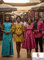 Tissu en coton imprimé africain de qualité supérieure Ankara Kitenge pour la confection de robes, la couture de mode, fabricant de textiles OEM ODM, sur mesure