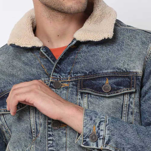 High premium Quality Superior Quality Winter Wear <b>Men</b> <b>Denim</b> <b>Jacket</b> Newest Design Branded Pakistan Manufacturer Jeans <b>Jacket</b> - Product Image 4