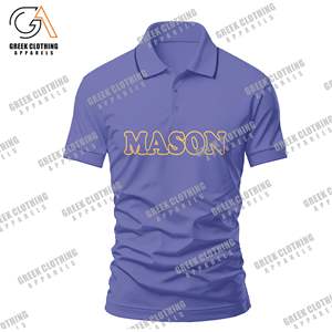Chemises Polo Homme Personnalisées à Manches Courtes avec Logo Brodé, Design Imprimé Tendance, Style Maçonnique, Uniformes de Travail – Prix Abordable - Product Image 5
