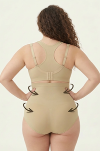 Braguitas Moldeadoras de Cintura Alta para Mujer, Sin Costuras, Transpirables, de Punto Elástico, Control de Abdomen, 80% Poliamida - Product Image 3