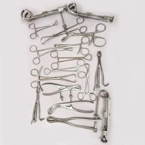 Ensemble d'instruments chirurgicaux PISSCO pour petites pinces à os, 18 pièces, ensemble de pinces orthopédiques pour maintenir les os, ensemble de pinces pour la réduction des fractures osseuses - Product Image 1