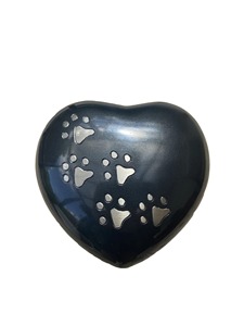 Urna Funeraria con Diseño de Árbol Dorado y Negro en Forma de Corazón, Urna Conmemorativa para Cenizas de Adultos, Excelente Calidad - Product Image 5