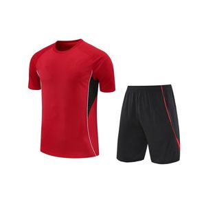 Maillots de football unisexes personnalisés, ensembles de tenues de football à séchage rapide, 100% polyester, logo à pois sur le devant, ensemble de vêtements de football - Product Image 2