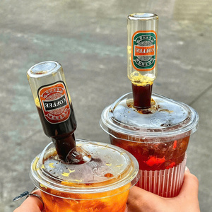60ml Clear PET Plastic Bottle with Black Screw Cap - Product Image 4