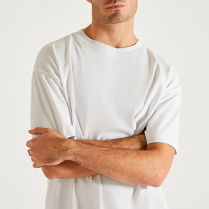 T-shirts décontractés pour hommes, coupe classique, manches courtes, style hip-hop, 100% coton, écologiques, anti-rides, respirants, haute qualité, 220g - Product Image 2