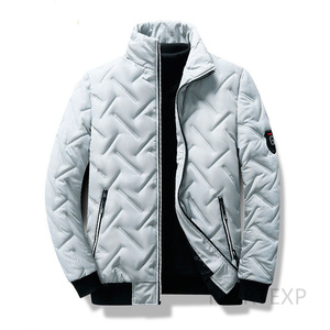 Veste d'hiver à capuche pour homme sur mesure ODM, style formel décontracté, en fibre de polyester épaisse, imperméable, réversible, vente en gros à l'international - Product Image 5