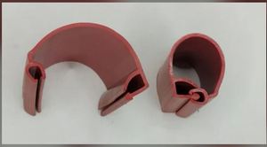 Red Plastic LED <b>Strip</b> Tube Housing Co-extrusion Diffuser Shell Acrylic PMMA Profile for Signage Lighting - Product Image 2