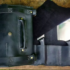 Sac de Couteaux en Cuir Robuste Anti-Odeur, Étui de Voyage Culinaire Portable Confortable pour les Professionnels de la Cuisine - Product Image 1