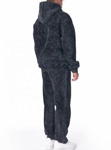 Haute qualité Top vente pull lavage à l'acide survêtement Polyester séchage rapide Anti boulochage acide lavé plaine lavage à l'acide survêtement - Product Image 2