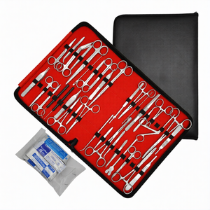 Kit de Sutura para Cirugía Menor de 157 Piezas, Kit Quirúrgico Avanzado para Disección, Tijeras, Pinzas, Portaagujas y Cuchillas de Grado Alemán - Product Image 1