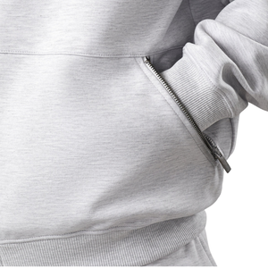 Giacca con Cappuccio Personalizzata da <span class=keywords><strong>Uomo</strong></span> con Zip Integrale, Ecologica, in Cotone e Poliestere 380g, per Palestra, Casual, Streetwear, Allenamento Invernale - Product Image 5
