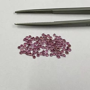 Compre en línea 5mm AAA turmalina Rosa natural facetada corte brillante redondo pulido piedra preciosa suelta al mejor precio de fábrica al por mayor - Product Image 3