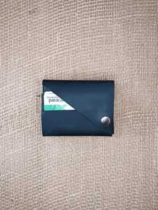 Portefeuille en cuir de haute qualité sans couture, design minimaliste, porte-cartes fin pour poche avant, emballage personnalisé avec logo LSSW-0039 - Product Image 2