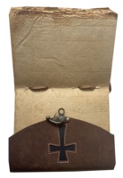 Journal en cuir rustique jésus croix chrétienne fait à la main papier écologique cadeau de baptême religieux hommes voyage Gratitude Journal