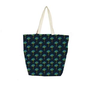 Wholesale Eco-Friendly Cotton Canvas Tote <b>Bag</b> <b>White</b> Black Zipper Custom Logo Two <b>Small</b> Fashion Printed Pockets Heavy Letter - Product Image 6