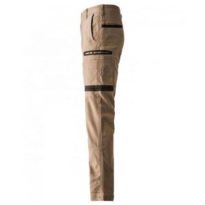 Unisex Lightweight High Visibility Safety Work Cargo Pants Breathable <b>Thermal</b> Industrial Utility <b>Trousers</b> Polyester Canvas Mid - Product Image 4