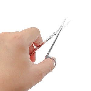 Venta Directa de Fábrica: Tijeras de Precisión para Manicura Infantil, Acero Inoxidable, Rectas y Afiladas, para Cutículas y Uñas - Product Image 2