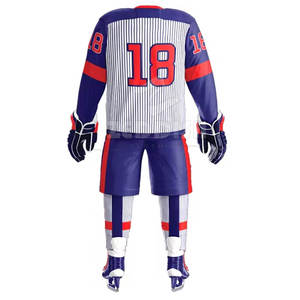 Uniforme de hockey sur glace professionnel de haute qualité pour hommes, vêtements de formation, faible MOQ, uniforme de hockey sur glace à vendre - Product Image 3