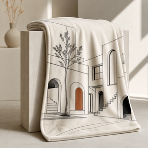 Custom Graphic Art <b>Throw</b> Blanket Personalized Aviation Comic Farm Coffee Constellation Architecture Sublimation Flannel Fleece - Product Image 1