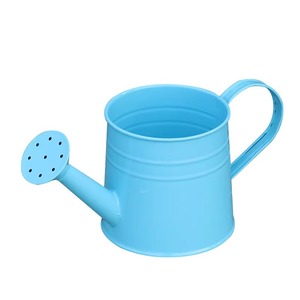 Arrosoir en métal bleu clair avec finition peinte durable pour le jardinage, magnifiquement conçu par HRCRAFTVERSE - Product Image 1